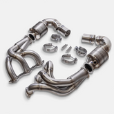 RYFT Hybrid Inconel/Stainless Long Tube Headers with HJS Sport Cats for Porsche 992.1 GT3/GT3-RS