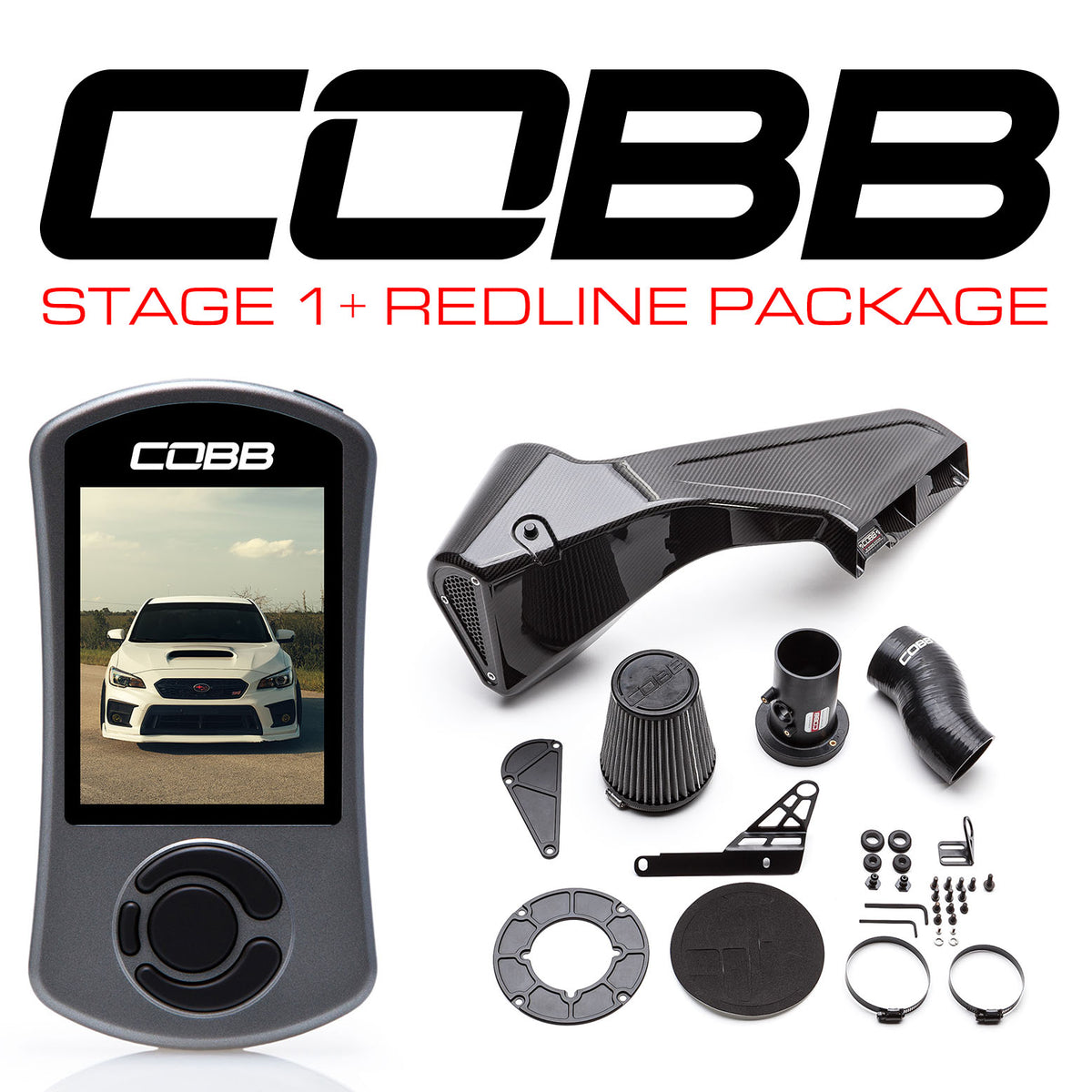Subaru Stage 1+ Redline Carbon Fiber Power Package STI 2015-2021
